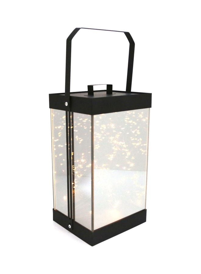 فانوس LED للزينة أسود 16x30سم