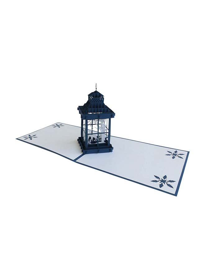 Abra Cards Lantern Christmas Greeting Card - Image 1