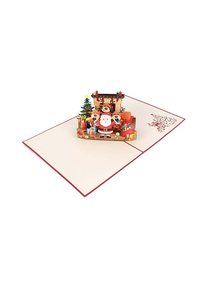 Abra Cards Singing Santa And Reindeers Christmas Greeting Card - Image 4