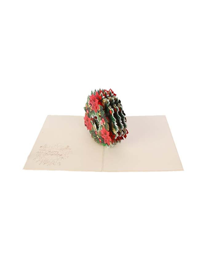 Abra Cards Christmas Wreath Greeting Card - Image 4