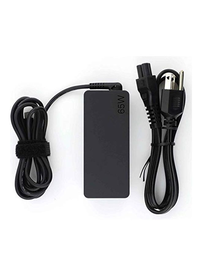 Lenovo - USB Type C(USB-C) AC Power Adapter For X1 Carbon 2017 2018 Black - Image 1