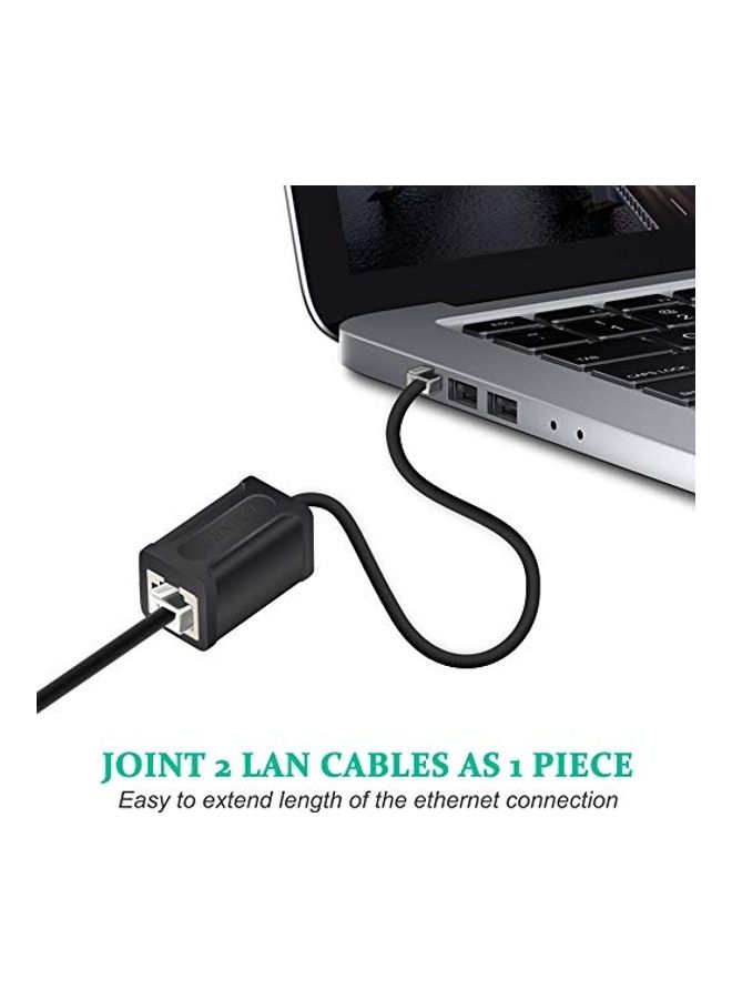 Benfei 5-Piece RJ45 Female To Female Ethernet Coupler Black/Silver - Image 3