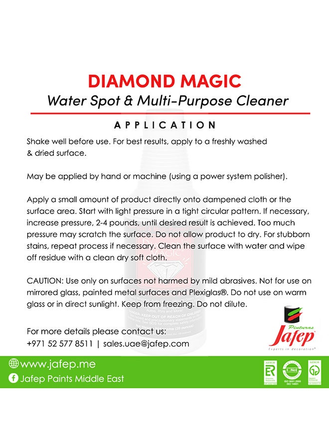 DIAMOND MAGIC Water Spot And Multi-Purpose Cleaner - Image 2