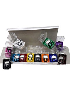 12-Piece Digital Finger Ring Tally Counter Multicolour - v1606810653/N41188113A_1