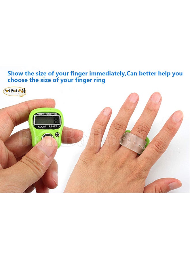 10-Piece Electronic LCD Tally Counter Multicolour  - Image 2