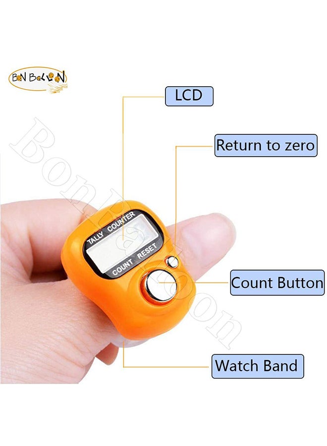 10-Piece Electronic LCD Tally Counter Multicolour  - Image 3