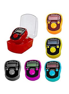 6-Piece Tasbeeh Tally Counter Multicolour