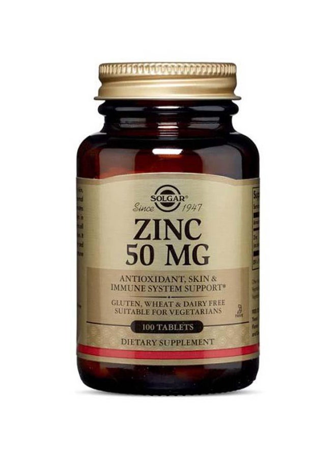 Solgar Zinc - 100 Tablets