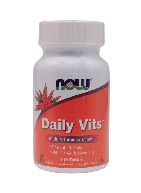 Daily Vits Multi Vitamins And Mineral - 100 Tablets