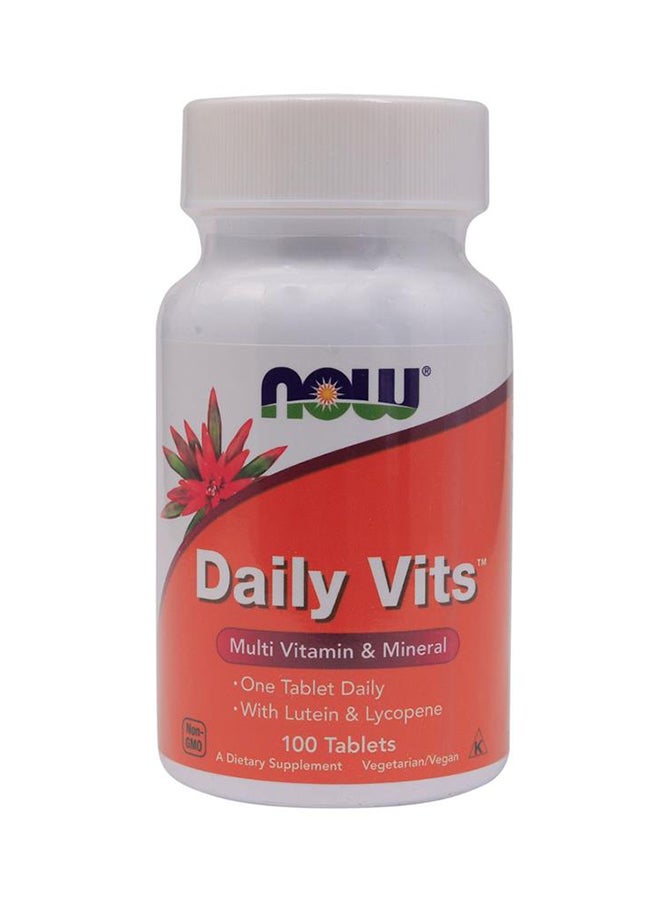 Daily Vits Multi Vitamins And Mineral - 100 Tablets