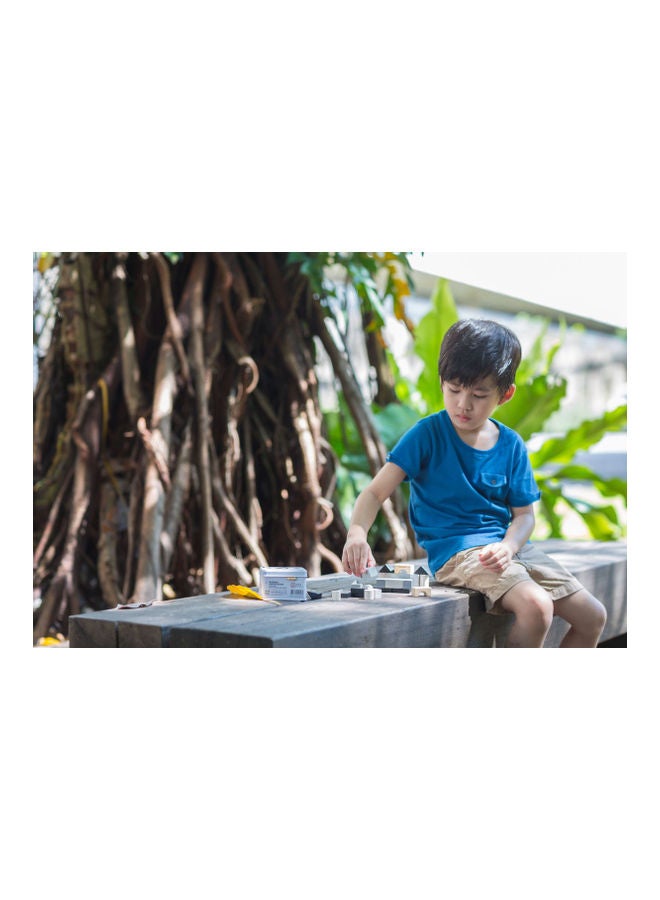 PlanToys Wooden Construction Set 1.75 x 1.75 x 3.5cm - Image 5
