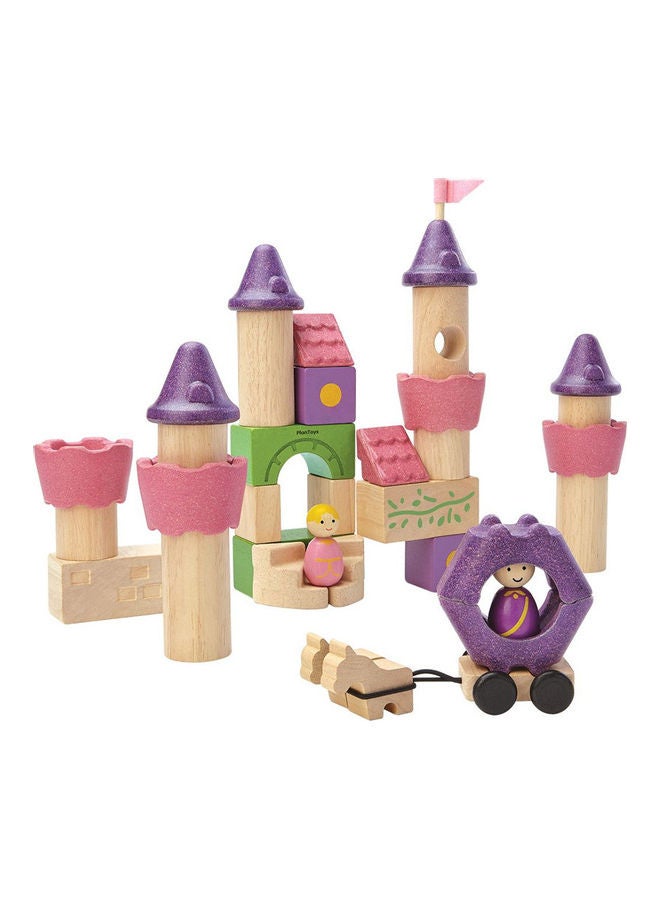 PlanToys Wooden Fairy Tale Blocks 7.01 x 3.51 x 3.51cm - Image 1