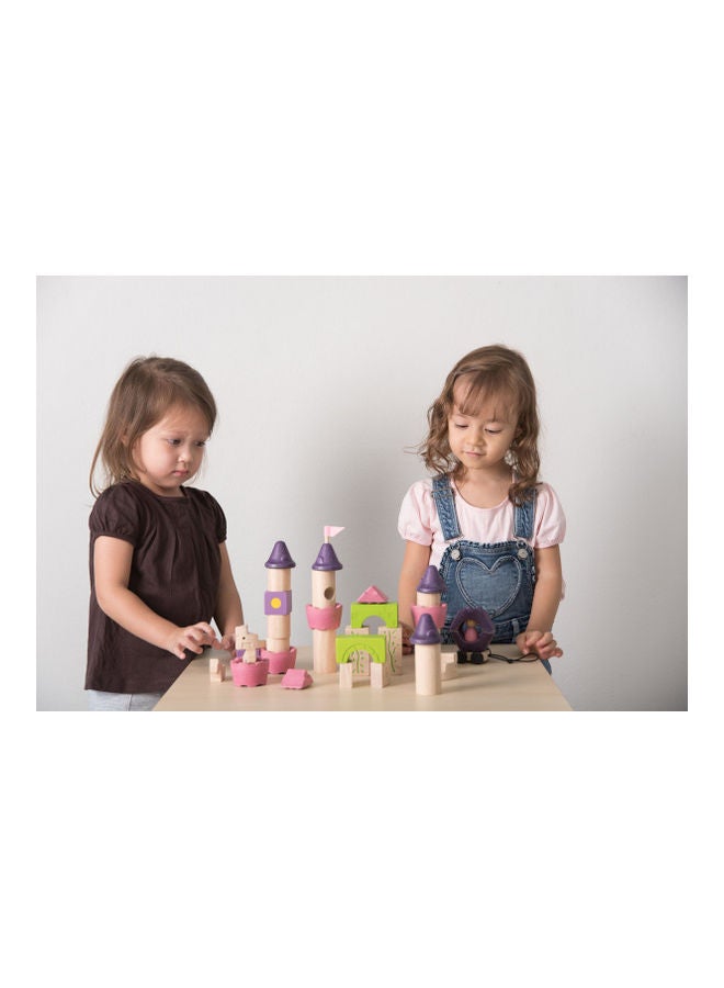PlanToys Wooden Fairy Tale Blocks 7.01 x 3.51 x 3.51cm - Image 2