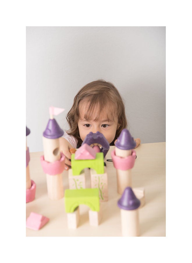 PlanToys Wooden Fairy Tale Blocks 7.01 x 3.51 x 3.51cm - Image 3