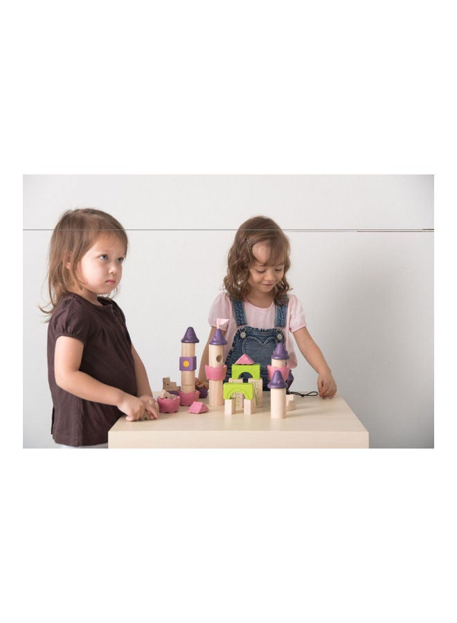 PlanToys Wooden Fairy Tale Blocks 7.01 x 3.51 x 3.51cm - Image 4