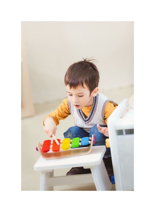 PlanToys Wooden Oval Xylophone 18.01 x 27.99 x 7.01cm - Image 3
