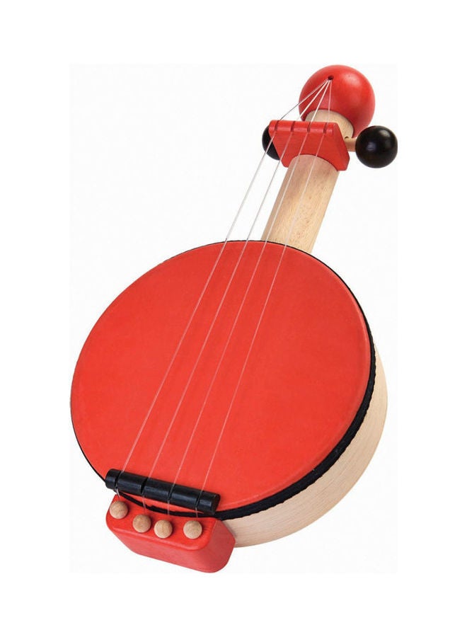 PlanToys Wooden Banjo 6.4 x 8.61 x 2cm - Image 1