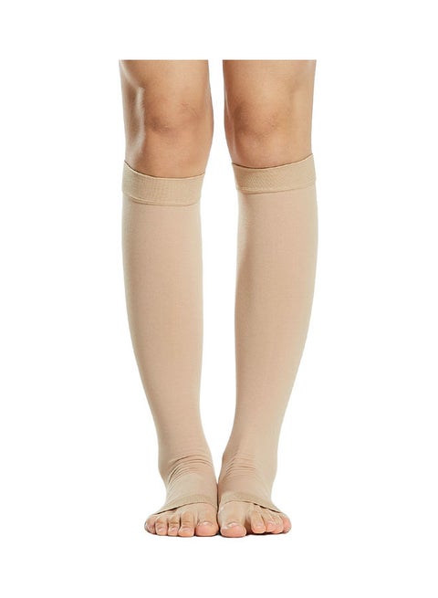 Pair Of Open Toe Compression Stockings Mcm