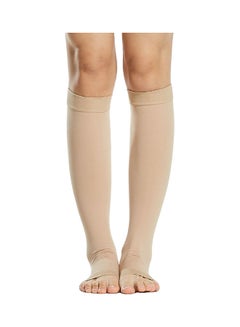 Pair Of Open Toe Compression Stockings XXL
