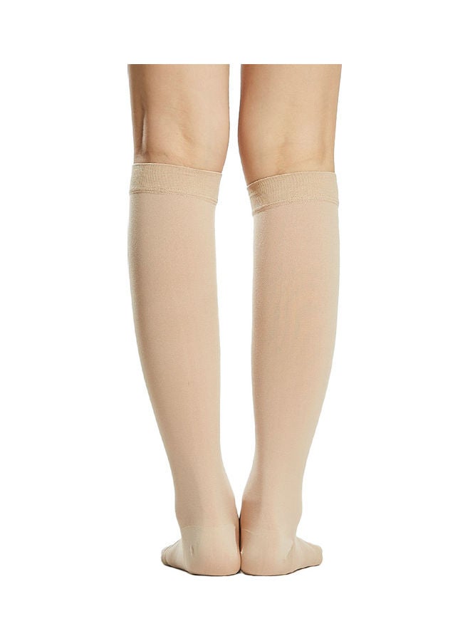 Generic - Pair Of Open Toe Compression Stockings XXL - Image 1