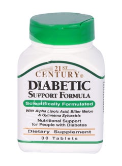 21st CENTURY Diabetic Support Formula 30 Tablets  - Image 1