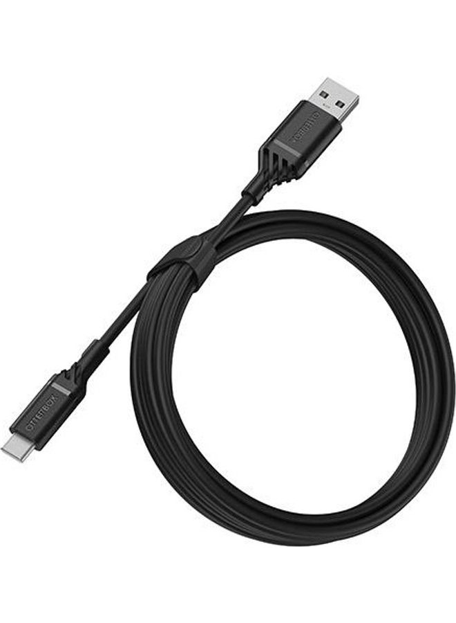 Otterbox USB-A To USB-C Cable Black - Image 2