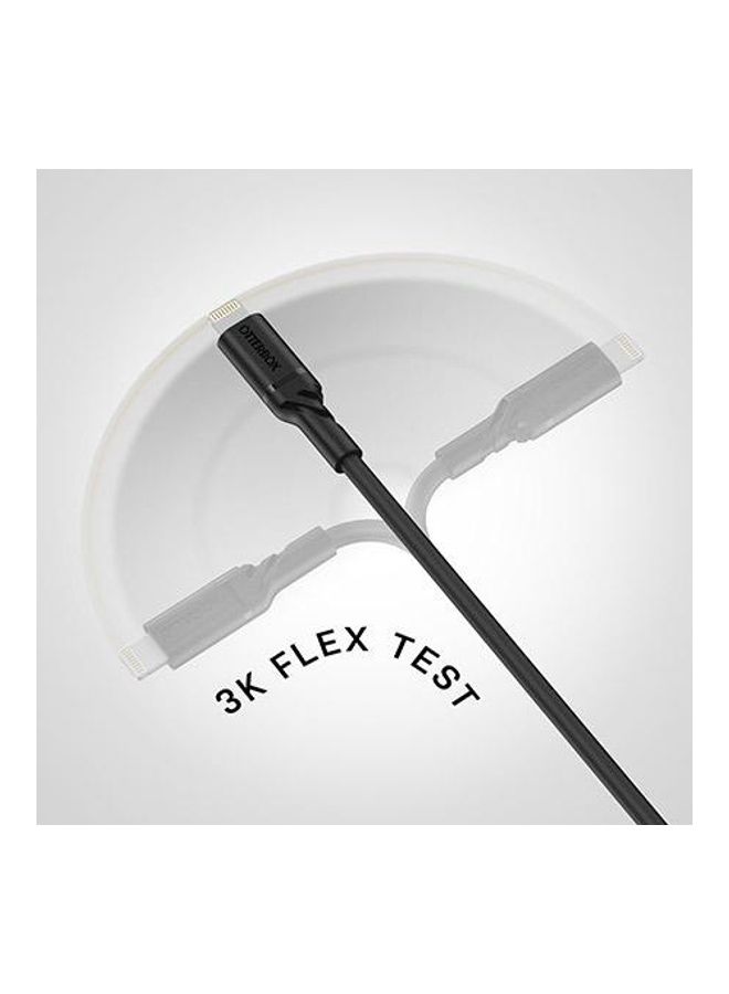 Otterbox USB-A To Lightning Cable Black - Image 3