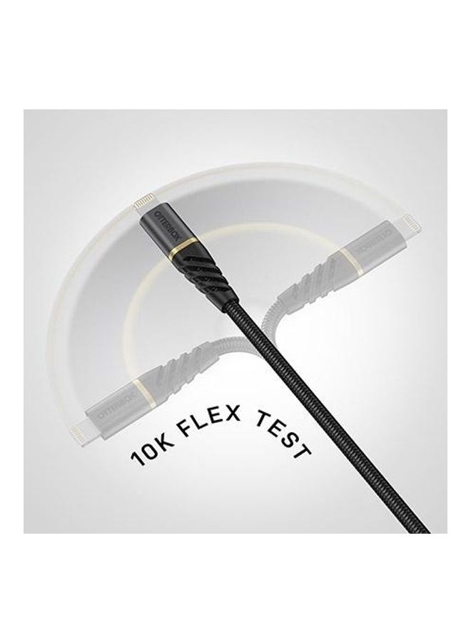 Otterbox USB-C To Lightning Cable Black - Image 3