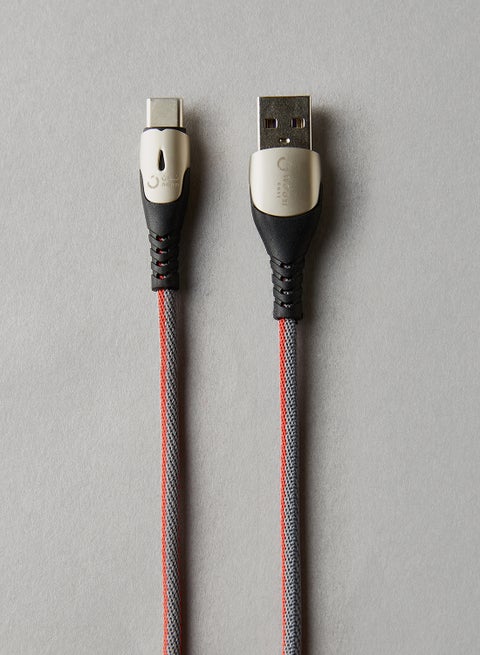 USB To Type-C Data Sync And Charging Cable 1.5meter Grey/Silver/Black