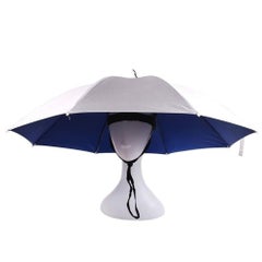 EHOME Portable Anti-Ultraviolet Light Rain Shade Head-Mounted Umbrella 40cm 40cm  - Image 1