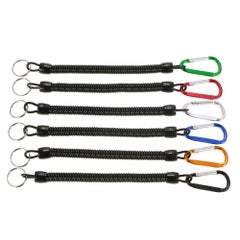 EHOME 6-Pieces Coiled Lanyards Boating Fishing Ropes Tackle Fish Tools 20cm  - Image 1
