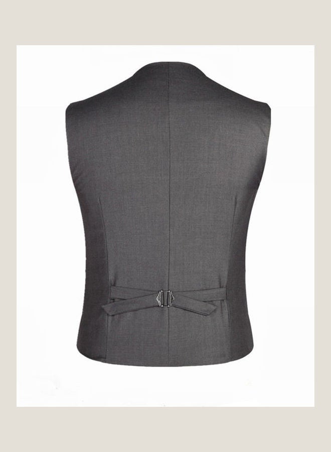 Buttoned Detailed Waistcoat Grey  - Image 2