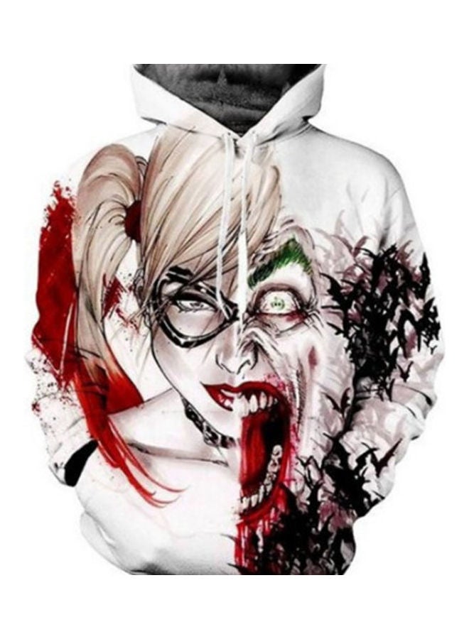 Fashion Clown 3D Digital Printing Lovers Hoodies Multicolour - Image 1