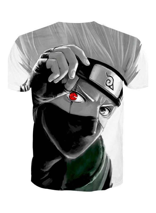 تيشيرت بتصميم مستوحى من فيلم الرسومات الكرتونية Naruto أخضر/أحمر/ أسود - Image 2