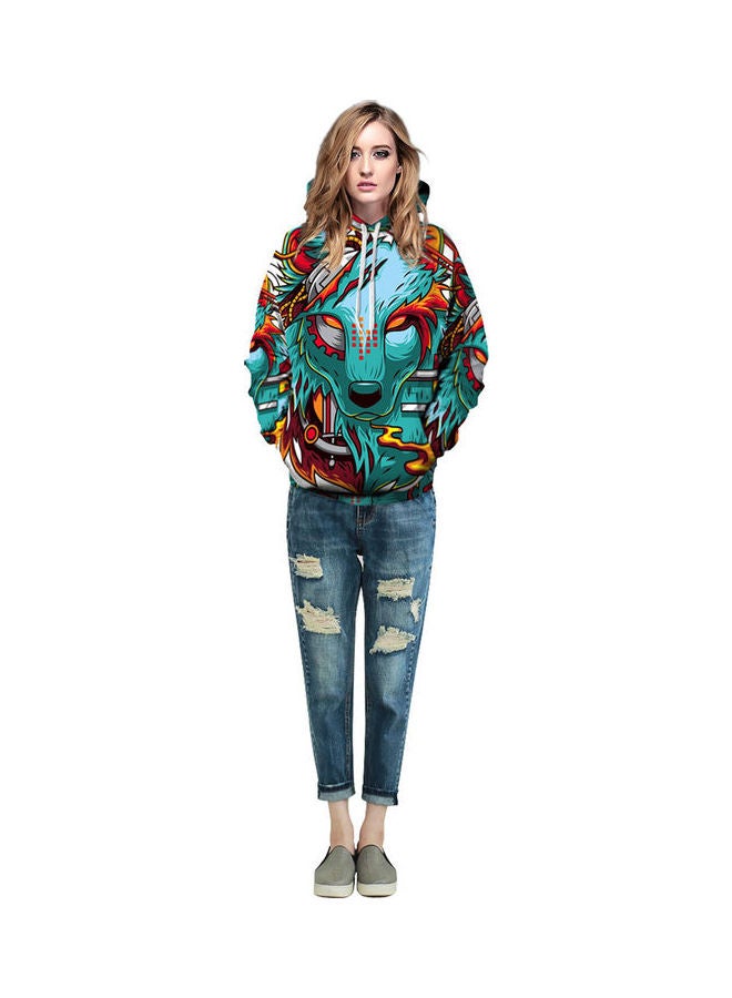 Fashion Hoodie Sweatshirt Multicolour  - Image 5