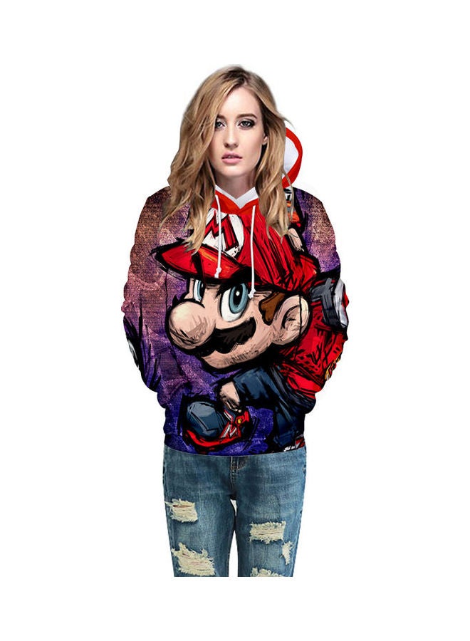 Velvet Hooded Sweatshirt Multicolour - Image 5