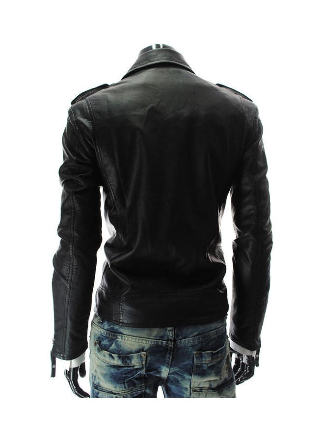 Zippers Slim Jacket Black  - Image 5