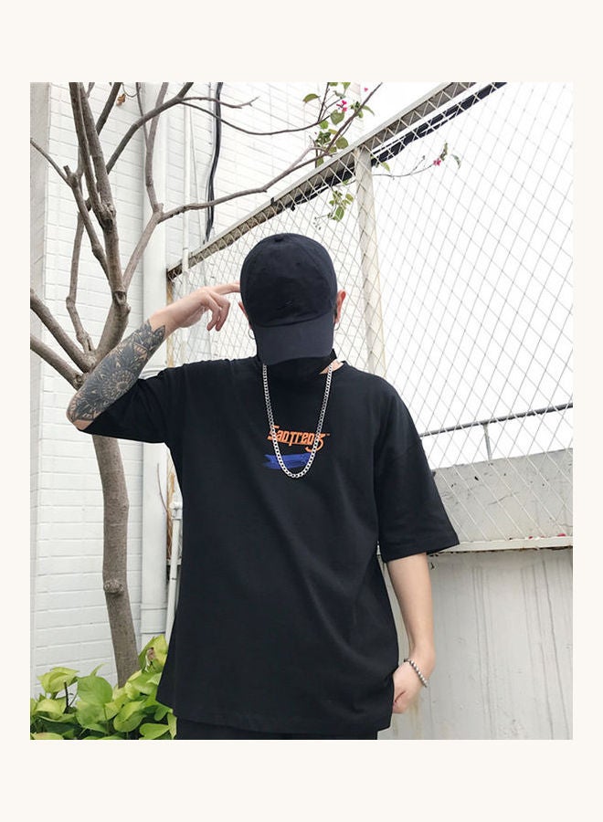 Short Sleeves T Shirt Black  - Image 3