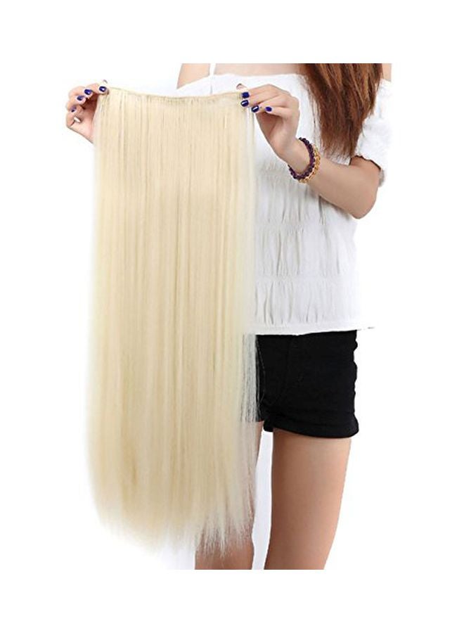S-noilite - Clip-In Hair Extension Bleach Blonde 30inch - Image 1