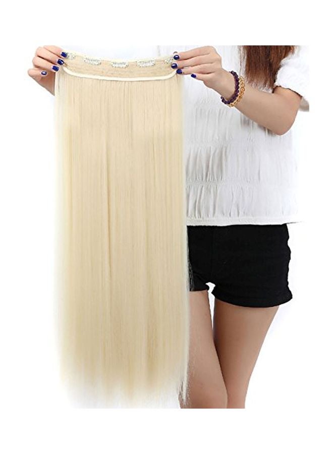 S-noilite - Clip-In Hair Extension Bleach Blonde 30inch - Image 1