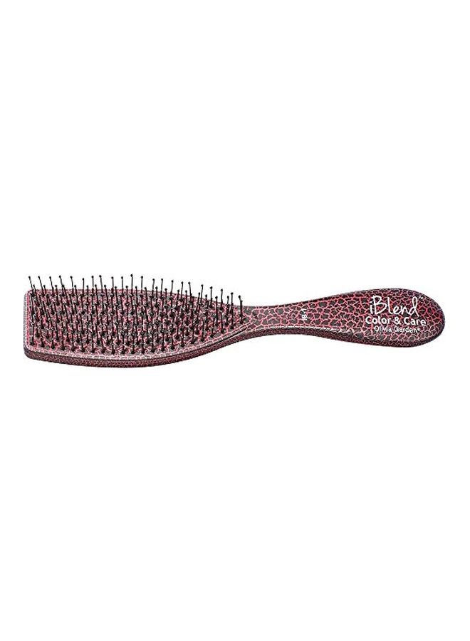 Olivia Garden Iblend Colour And Care Blending Hair Brush Black/Red - Image 1