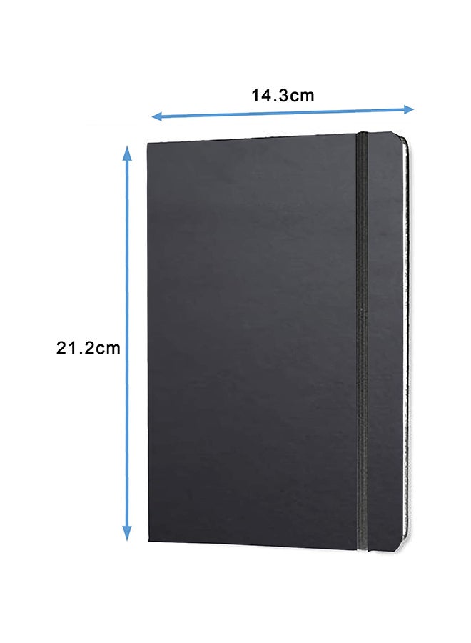 Generic A5 Note Book Black - Image 3
