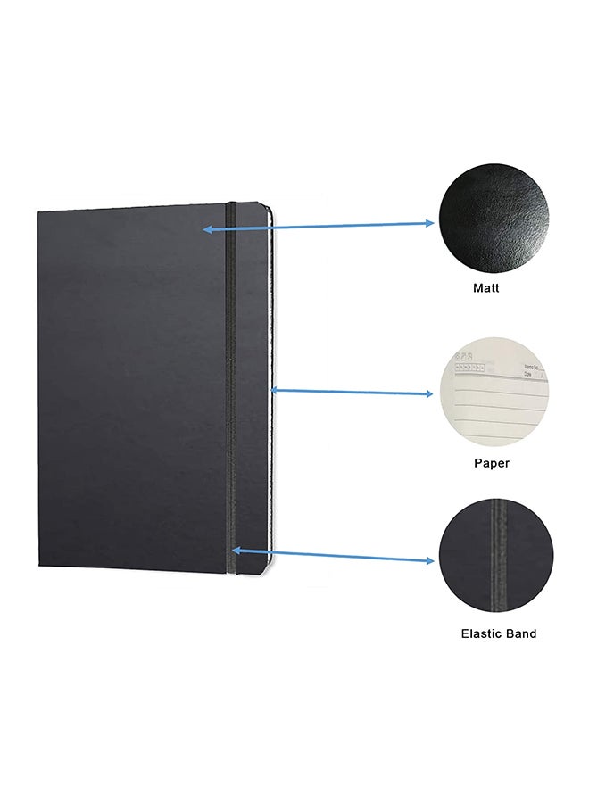 Generic A5 Note Book Black - Image 4