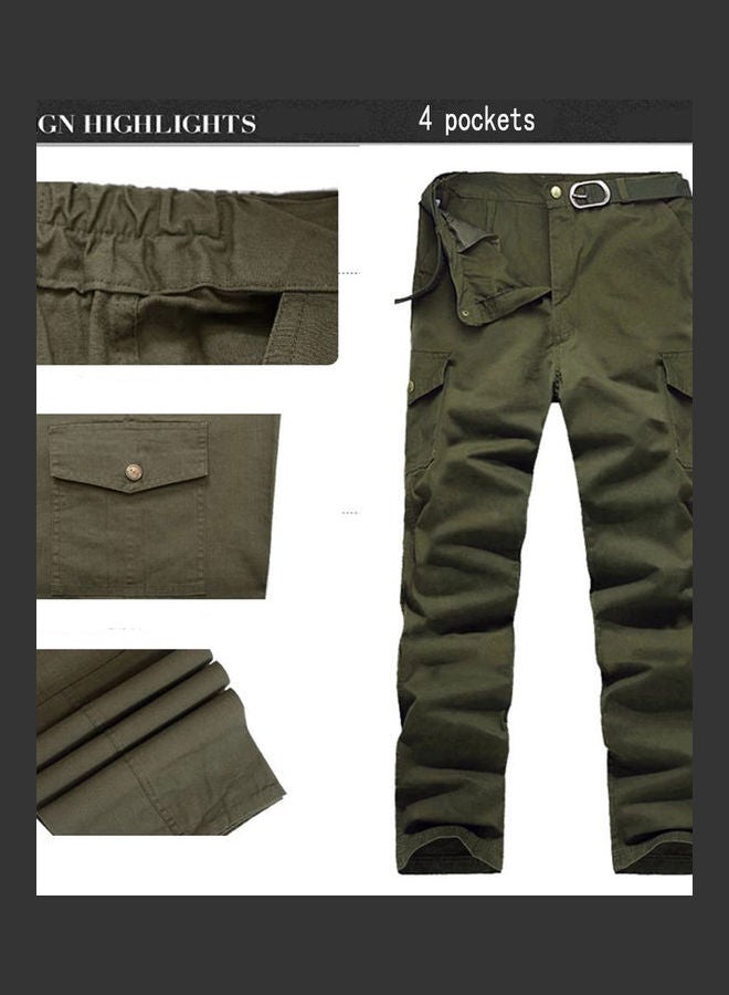 Overalls Mechanic Welder Trousers With Multi Pockets Green  - Image 5