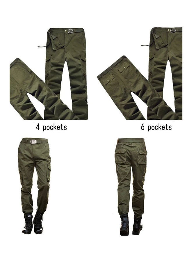 Overalls Mechanic Welder Trousers With Multi Pockets Green  - Image 4