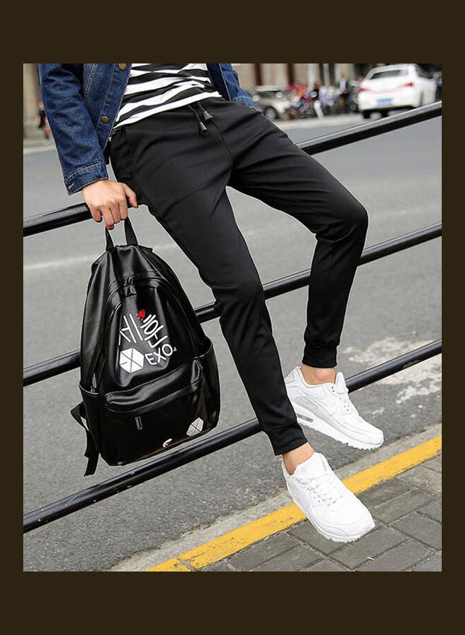 Casual Pants Leather Rope - Image 3