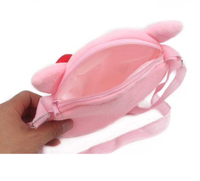 فريت حقيبة كتف للطلاب بتَصميم رسومات كرتونية لطيفة وردي - Image 3