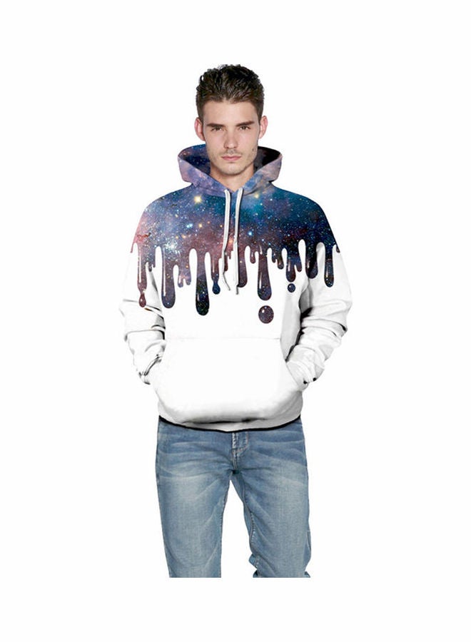 Generic - 3D Piano Printing Hooded Sweatshirt Black - Image 1