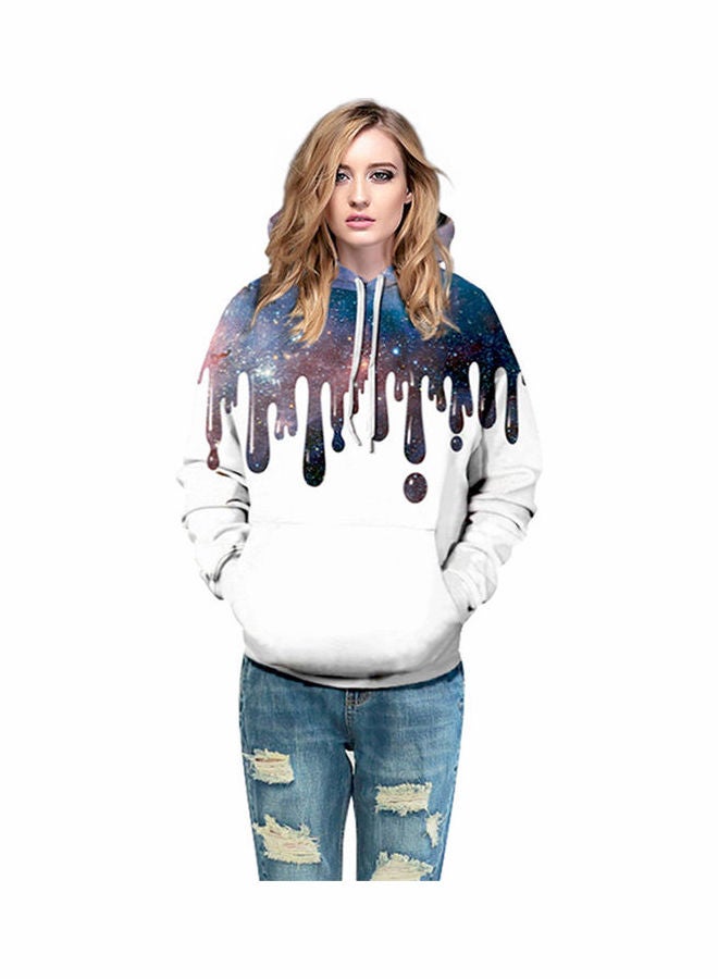 Generic - 3D Piano Printing Hooded Sweatshirt Black - Image 1