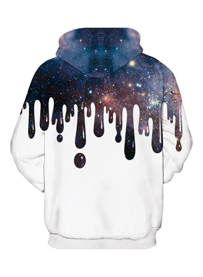 Generic - 3D Piano Printing Hooded Sweatshirt Black - Image 1